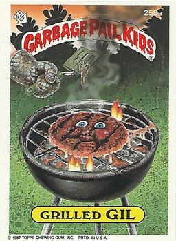 1987 Topps Garbage Pail Kids Series 7 #259a Grilled Gil Front