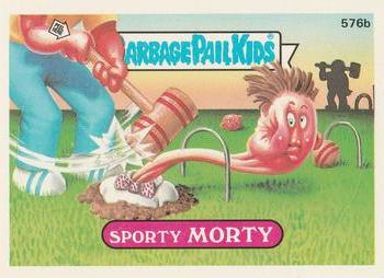 1988 Topps Garbage Pail Kids Series 14 #576a Croaked Kaye Front
