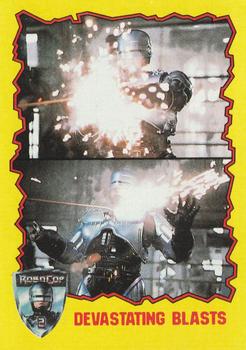 1990 Topps RoboCop 2 #42 Devastating Blasts Front
