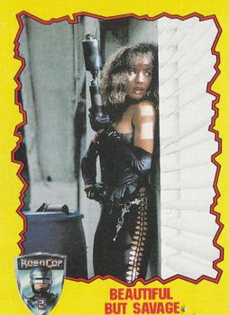 1990 Topps RoboCop 2 #53 Beautiful But Savage Front