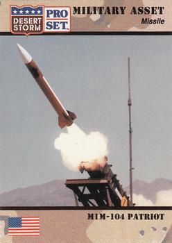 1991 Pro Set Desert Storm #214 M1M-104 Patriot Front