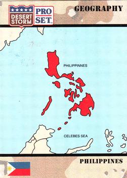 1991 Pro Set Desert Storm #45 Republic of the Philippines Front
