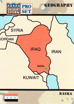 1991 Pro Set Desert Storm #8 Basra Front