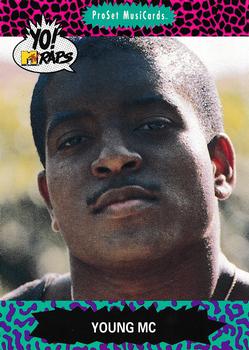 1991 Pro Set Yo! MTV Raps #99 Young MC Front