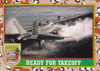 1991 Topps Desert Storm #26 Ready for Takeoff Front