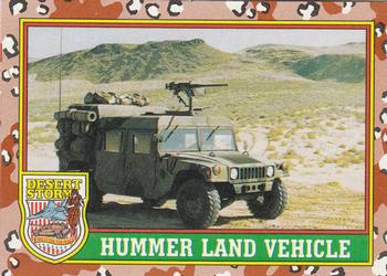 1991 Topps Desert Storm #44 Hummer Land Vehicle Front