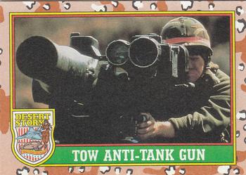 1991 Topps Desert Storm #45 TOW Anti-Tank Gun Front