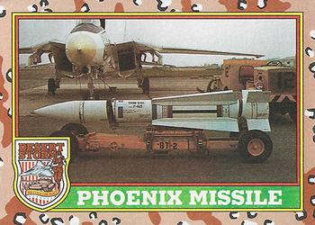 1991 Topps Desert Storm #53 Phoenix Missile Front