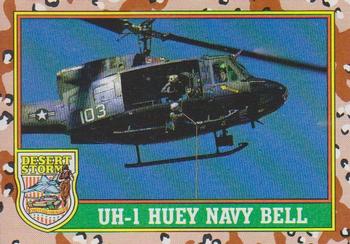 1991 Topps Desert Storm #13 UH-1 Huey Navy Bell Front