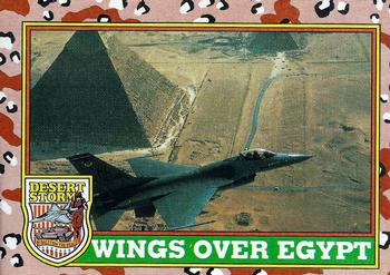 1991 Topps Desert Storm #31 Wings over Egypt Front