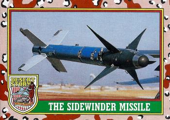1991 Topps Desert Storm #49 The Sidewinder Missile Front