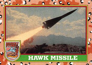 1991 Topps Desert Storm #52 Hawk Missile Front