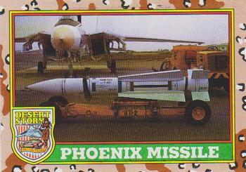 1991 Topps Desert Storm #53 Phoenix Missile Front