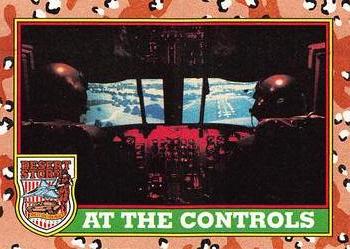 1991 Topps Desert Storm #65 At the Controls Front