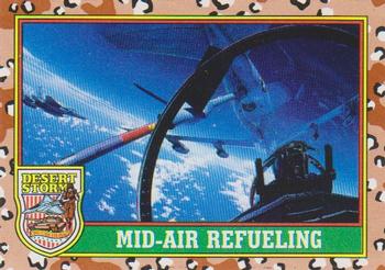 1991 Topps Desert Storm #79 Mid-Air Refueling Front