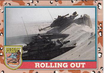 1991 Topps Desert Storm #91 Rolling Out Front