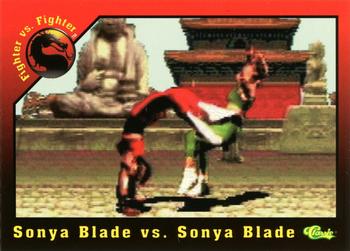 1994 Classic Mortal Kombat Series 1 #16 Sonya Blade vs. Sonya Blade Front