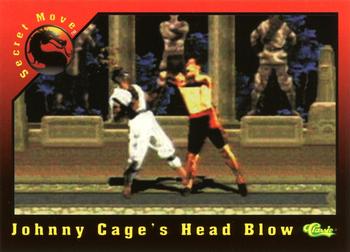 1994 Classic Mortal Kombat Series 1 #62 Johnny Cage's Head Blow Front