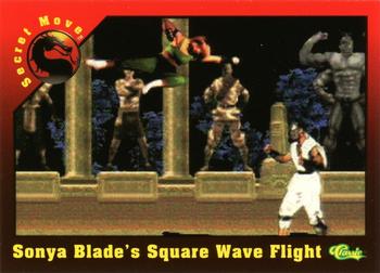 1994 Classic Mortal Kombat Series 1 #63 Sonya Blade's Square Wave Flight Front