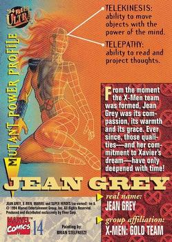 1994 Ultra X-Men #14 Jean Grey Back