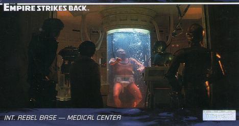 1995 Topps Widevision Star Wars: The Empire Strikes Back #10 Int. Rebel Base - Medical Center Front