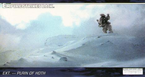 1995 Topps Widevision Star Wars: The Empire Strikes Back #3 Ext. Plain of Hoth Front