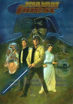 1996 Finest Star Wars #1 Title Card Front