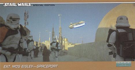 1997 Topps Widevision The Star Wars Trilogy Special Edition #34 Leaving Mos Eisley Front