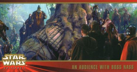 1999 Topps Widevision Star Wars: Episode I #62 An Audience With Boss Nass Front