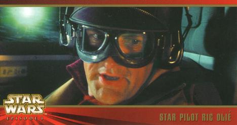 1999 Topps Widevision Star Wars: Episode I #71 Star Pilot Ric Olié Front