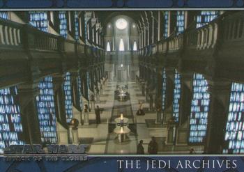 2002 Topps Star Wars: Attack of the Clones #43 The Jedi Archives Front