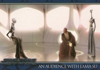 2002 Topps Star Wars: Attack of the Clones #50 An Audience With Lama Su Front