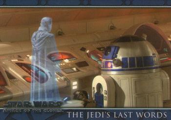 2002 Topps Star Wars: Attack of the Clones #77 The Jedi's Last Words Front