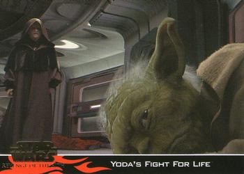 2005 Topps Star Wars Revenge of the Sith #59 Yoda's Fight For Life Front