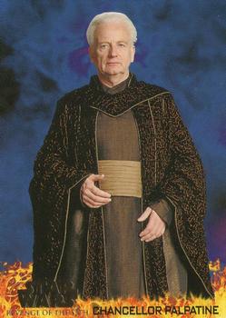 2005 Topps Star Wars Revenge of the Sith #7 Chancellor Palpatine Front