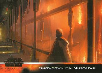 2005 Topps Star Wars Revenge of the Sith #85 Showdown On Mustafar Front