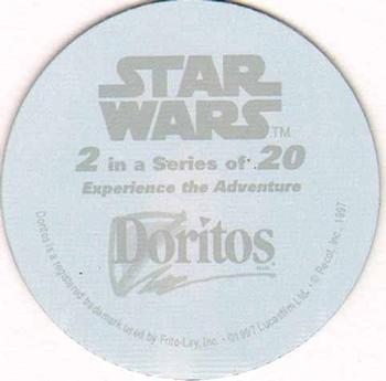 1997 Doritos Star Wars Discs #2 Leia/Leia with Darth Back
