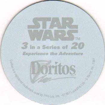 1997 Doritos Star Wars Discs #3 Luke/Training Ball Back