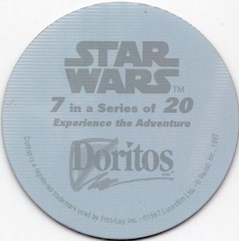 1997 Doritos Star Wars Discs #7 Darth/Obi-Wan Back