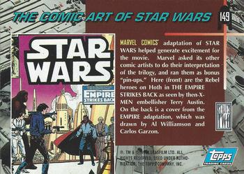 1994 Topps Star Wars Galaxy Series 2 #149 Marvel Comics Back