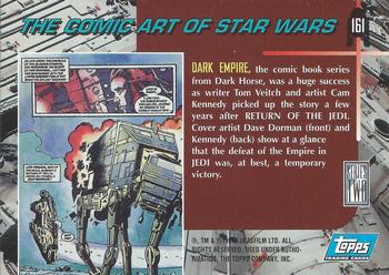1994 Topps Star Wars Galaxy Series 2 #161 Dark Empire Back
