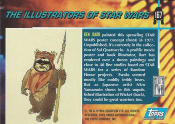 1994 Topps Star Wars Galaxy Series 2 #167 Ken Barr Back