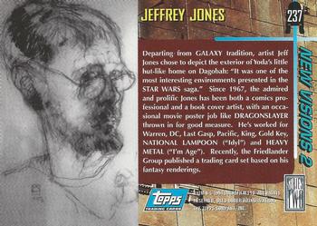 1994 Topps Star Wars Galaxy Series 2 #237 Jeffrey Jones Back