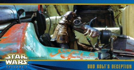 1999 Topps Widevision Star Wars: Episode I Series 2 - Promos #P2 Dud Bolt's Deception Front
