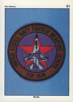 1991 Topps Desert Storm - Stickers #41 Top Gun Front