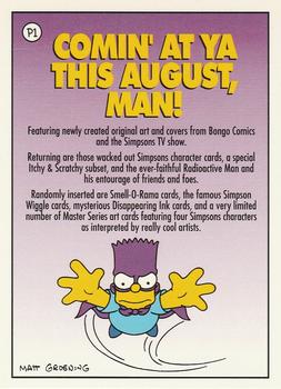 1994 SkyBox The Simpsons Series II - Promos #P1 Introducing The Simpsons Trading Cards Series II Back