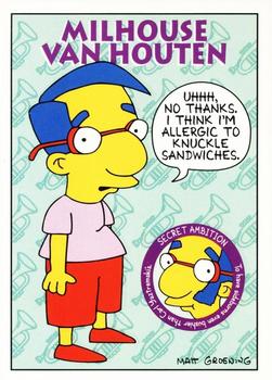 1993 SkyBox The Simpsons #S18 Milhouse Van Houten Front