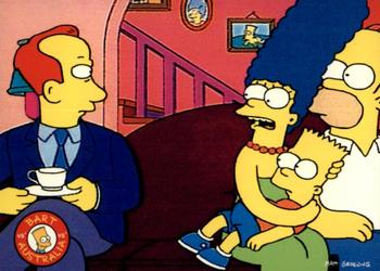 1996 Tempo The Simpsons Down Under #58 (On the couch with the Undersecretary) Front