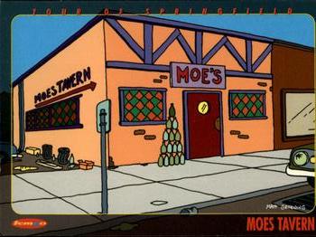 1996 Tempo The Simpsons Down Under #91 Moe's Tavern Front