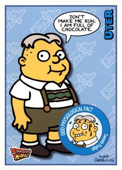 2001 Inkworks Simpsons Mania! #11 Uter Front